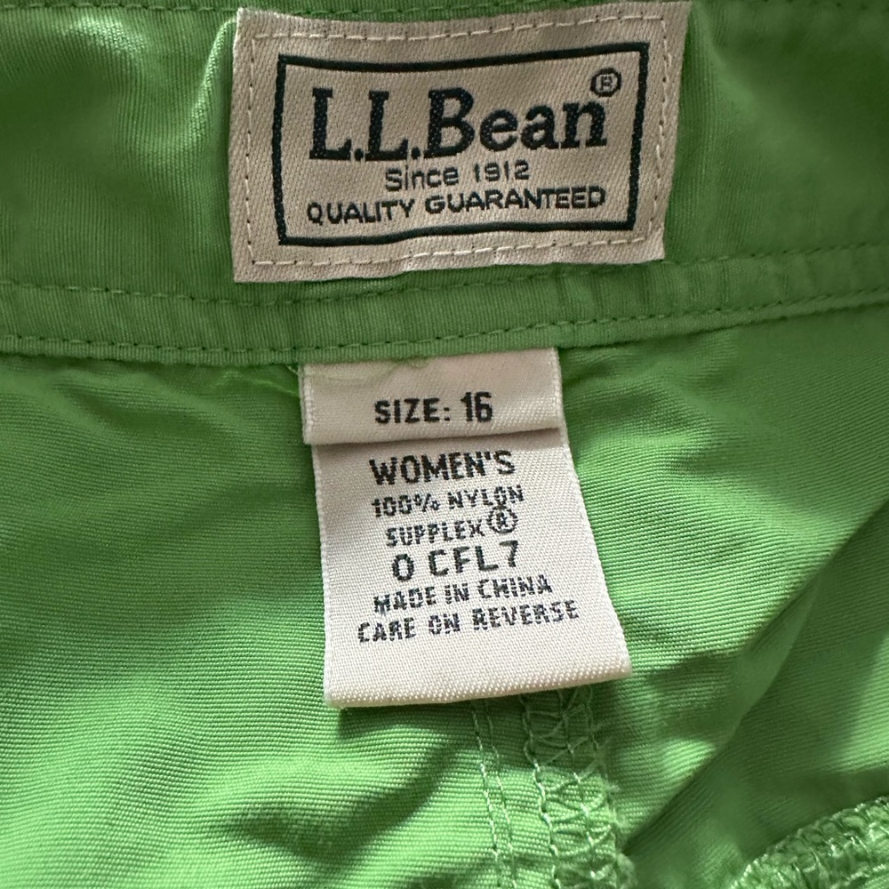 LLBean Green Skort - Picture 4 of 4